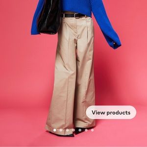 NWT H&M sold out wide leg trousers